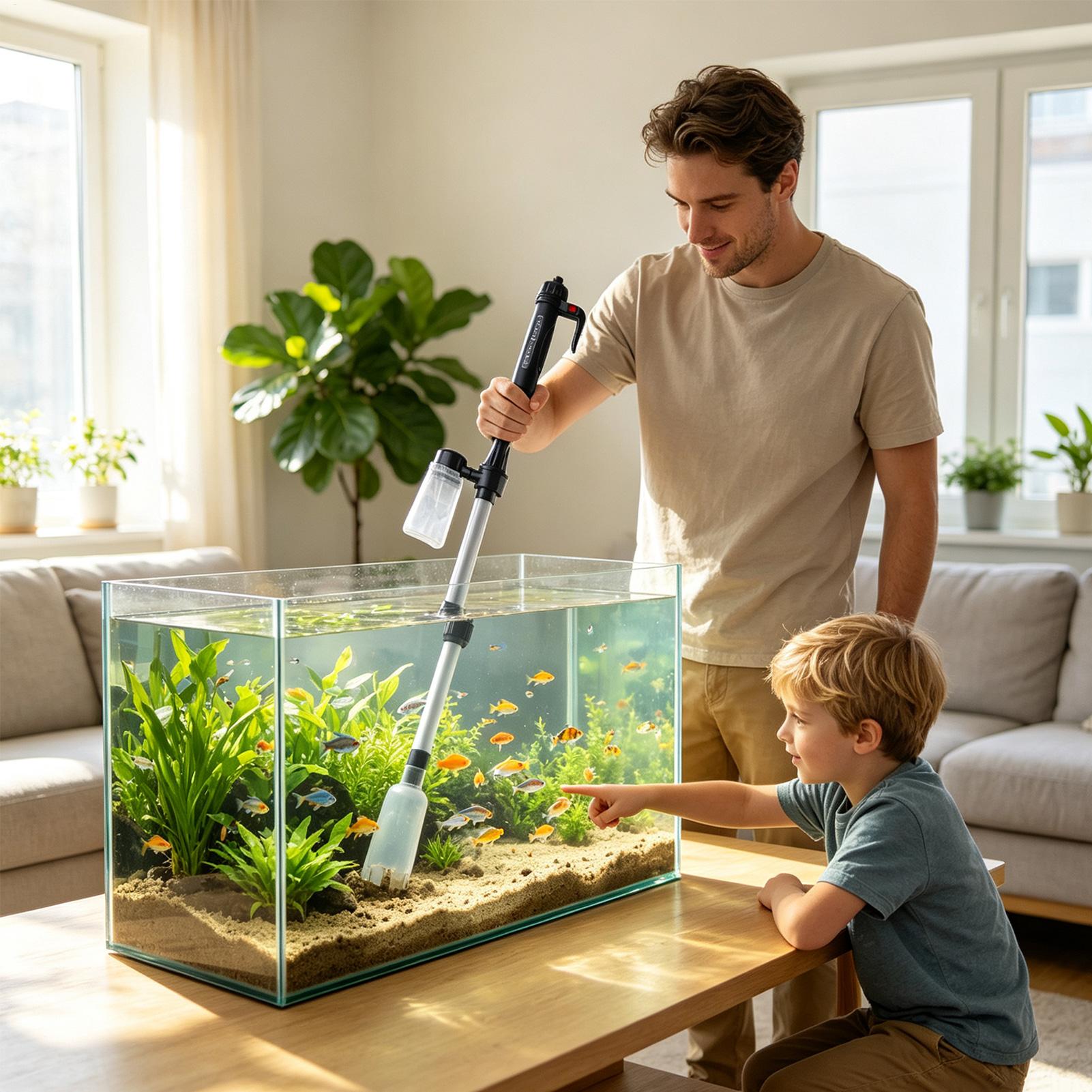 3 in 1 Aquarium Vacuum Gravel  - Marine Aquarium Vacuum 评论和价格
