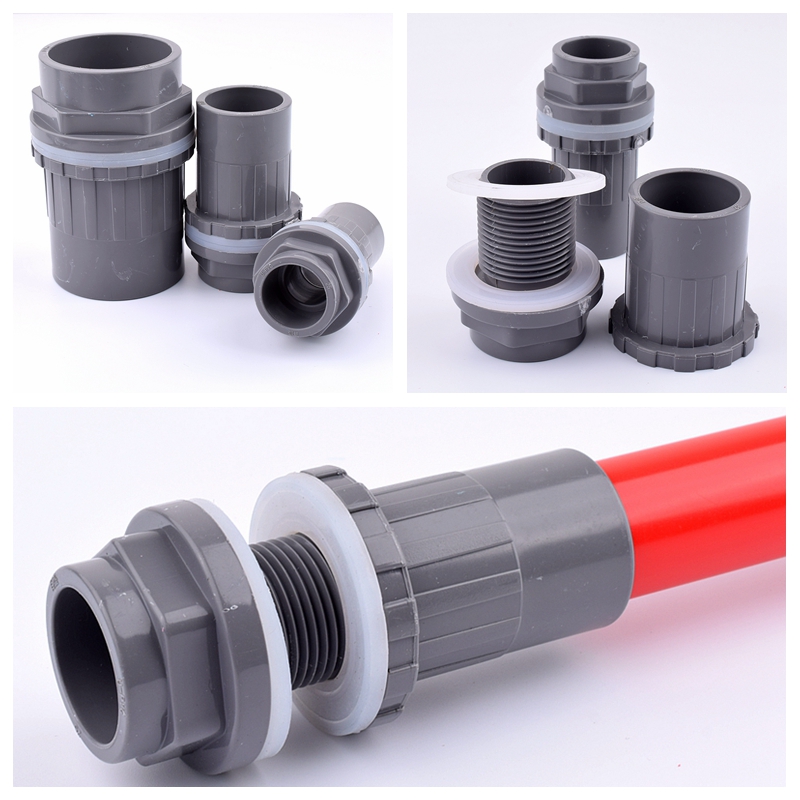 2-5pcs 20mm~50mm Grey PVC Pipe - Marine Aquarium Overflow 评论和价格