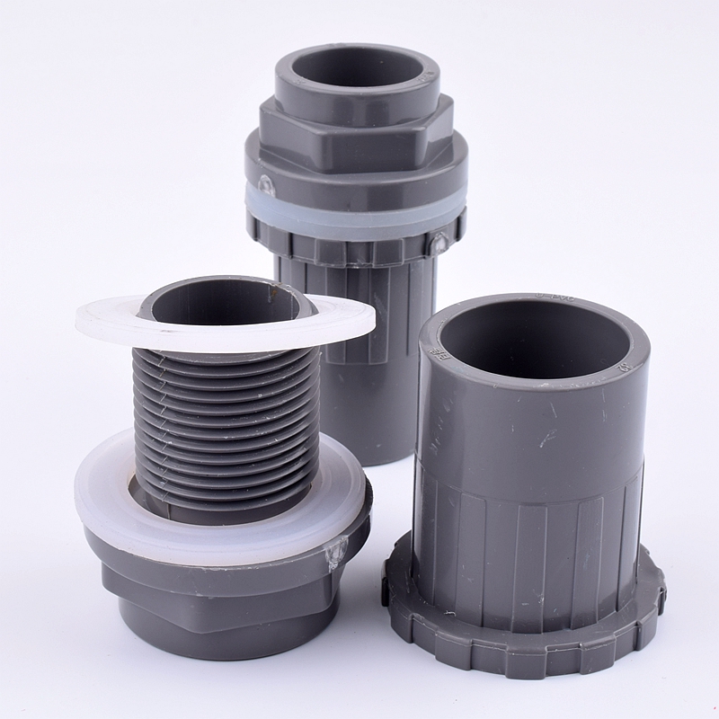 2-5pcs 20mm~50mm Grey PVC Pipe - Marine Aquarium Overflow 评论和价格