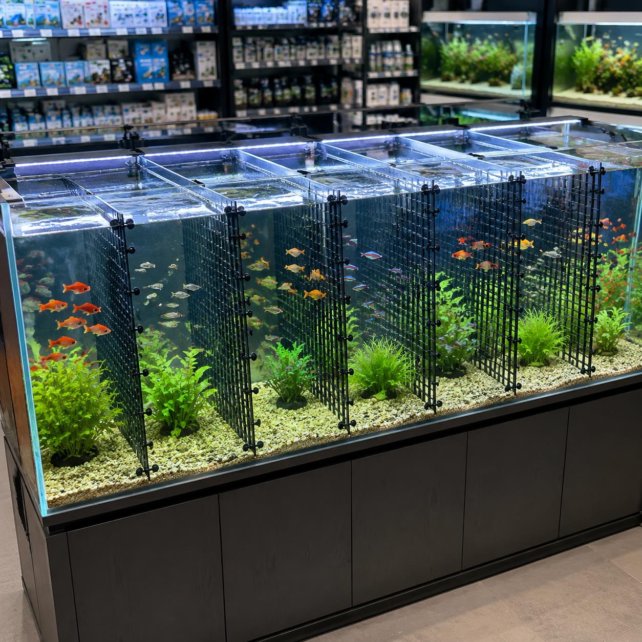 Aquarium Divider Grid System E - Marine Aquarium Overflow 评论和价格
