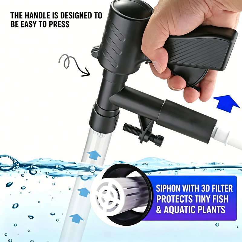 Aquarium Fish Tank Water Chang - Marine Aquarium Vacuum 评论和价格