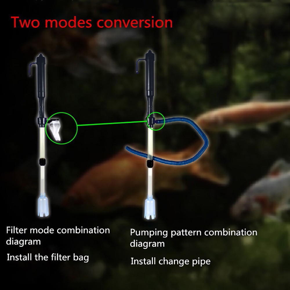 Aquarium Battery Syphon Operat - Marine Aquarium Vacuum 评论和价格