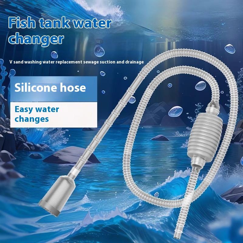 1Pcs Efficient Quiet Semi-Auto - Marine Aquarium Vacuum 评论和价格