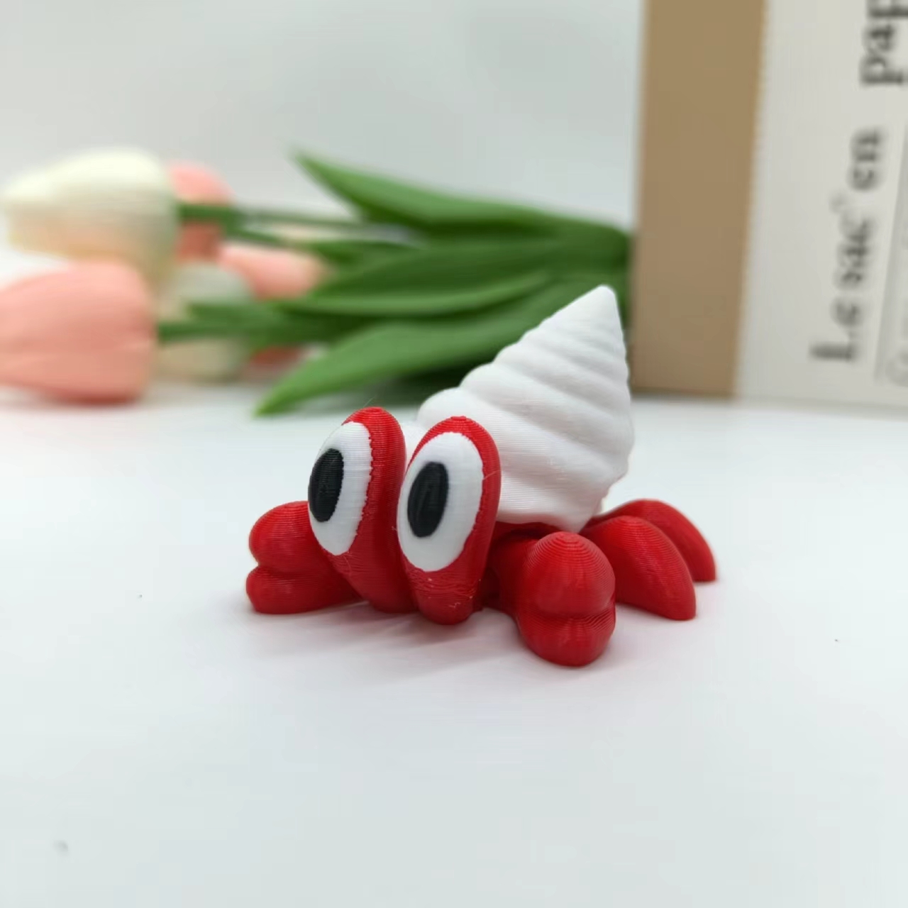 3D Printed Hermit Crab Statue, - Marine Aquarium Hermit Crab 评论和价格
