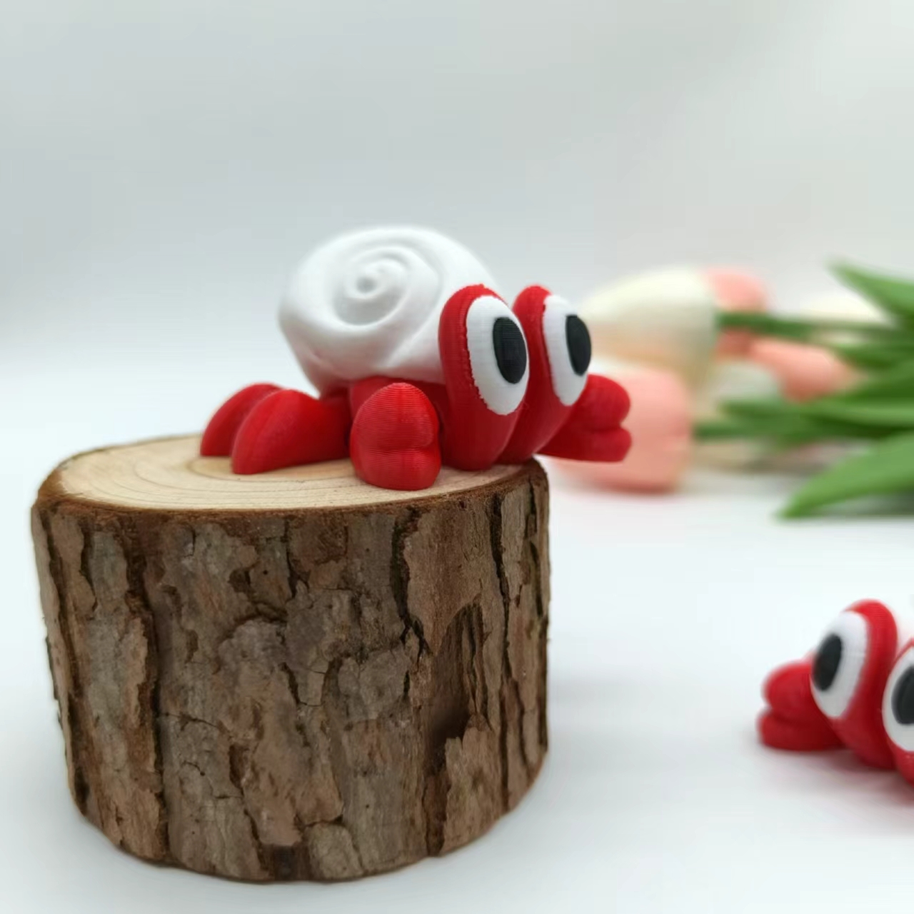 3D Printed Hermit Crab Statue, - Marine Aquarium Hermit Crab 评论和价格
