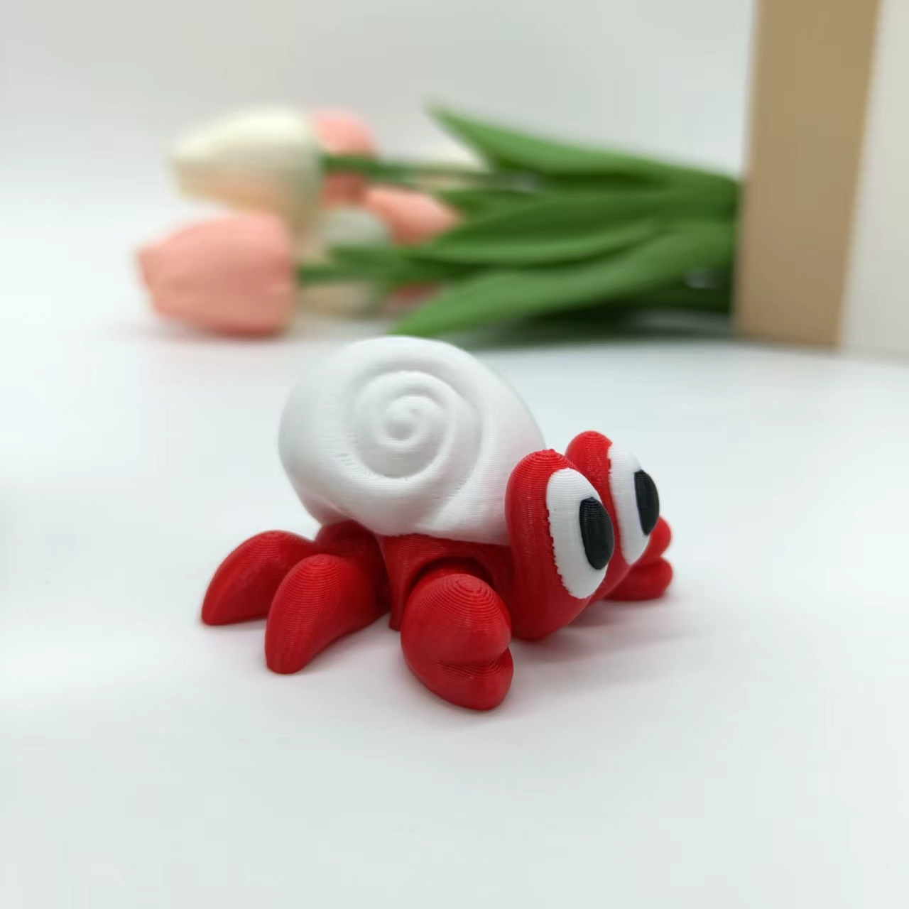 3D Printed Hermit Crab Statue, - Marine Aquarium Hermit Crab 评论和价格