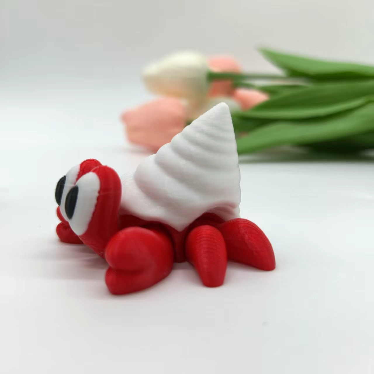 3D Printed Hermit Crab Statue, - Marine Aquarium Hermit Crab 评论和价格